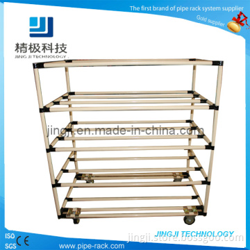 Flexible Lean Pipe Rack for Transportation